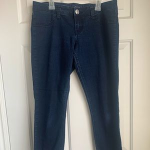 Dark blue, sts blue, denim skinny jeans. Size 9